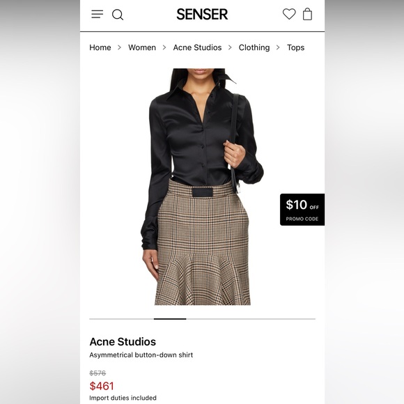 Acne Studios Button Down - Picture 2 of 8